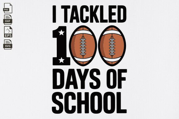 Celebrating 100 Days of School with a Football Twist