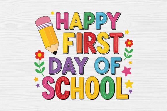 Happy First Day of School Teacher SVG