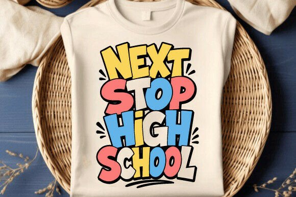 Next Stop High School: A Versatile SVG PNG Art