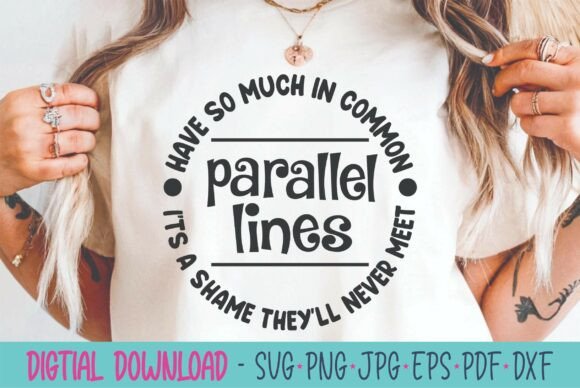 Parallel Lines SVG - Math SVG for School