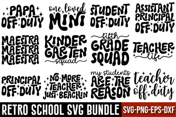 Retro School SVG Bundle: A Nostalgic Design Delight