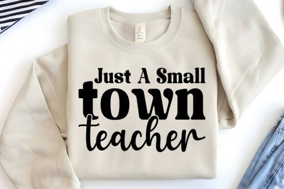 Retro Small Town Teacher SVG: A Charming Embroidery Design