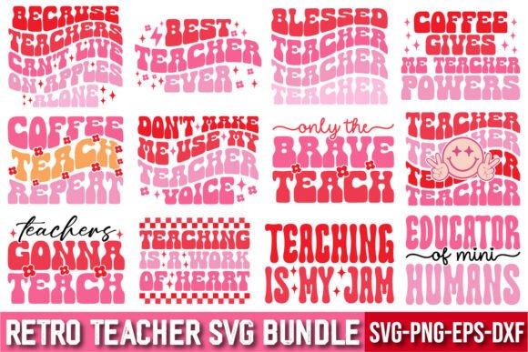 Retro Teacher SVG Bundle: A Versatile Design Review