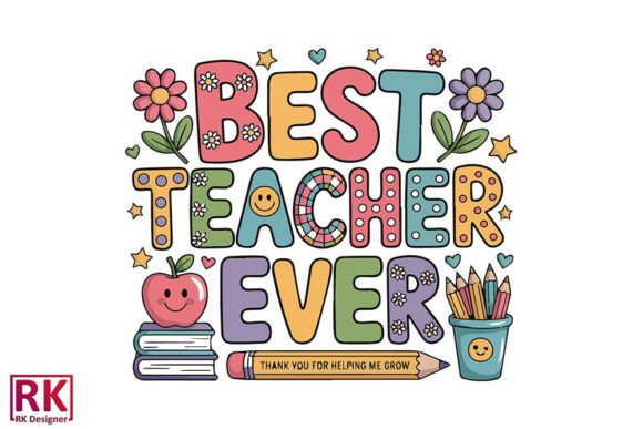 Review: BEST TEACHER EVER Cute Boho Teacher Svg