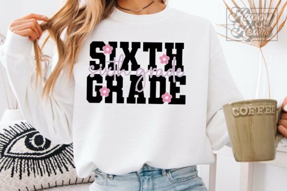 Reviewing the Sixth 6th Grade Teacher Shirt SVG PNG