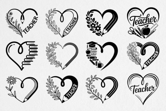 Teacher Heart SVG Bundle: A Versatile Design Review