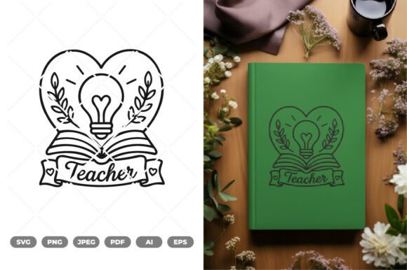 Teacher SVG Clipart: A Versatile Design for Embroidery