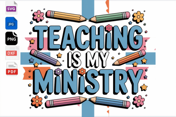 Teaching is My Ministry: A Versatile SVG Design